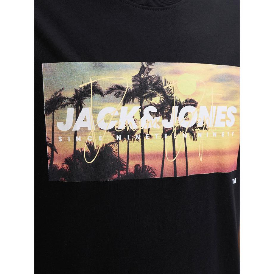 JACK & JONES T-Shirt Stampa Palma  