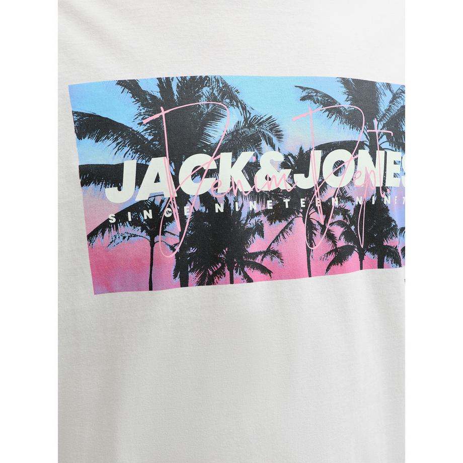 JACK & JONES T-Shirt Imprimé Palmier  