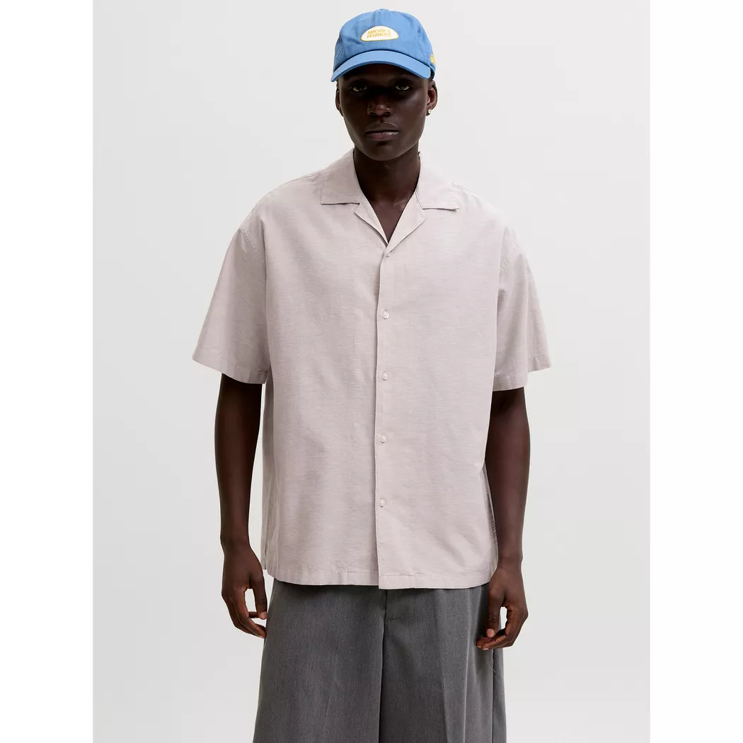 Jack & Jones Chemise à Manches Courtes Ebreeze Linen Blend Resort String XL Homme