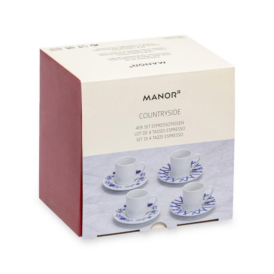 Manor Home Service expresso, 4 pièces Countryside 