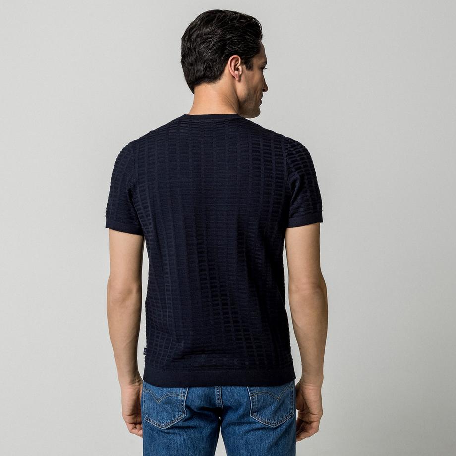 JOOP Pull à Manches Courtes Col Rond  