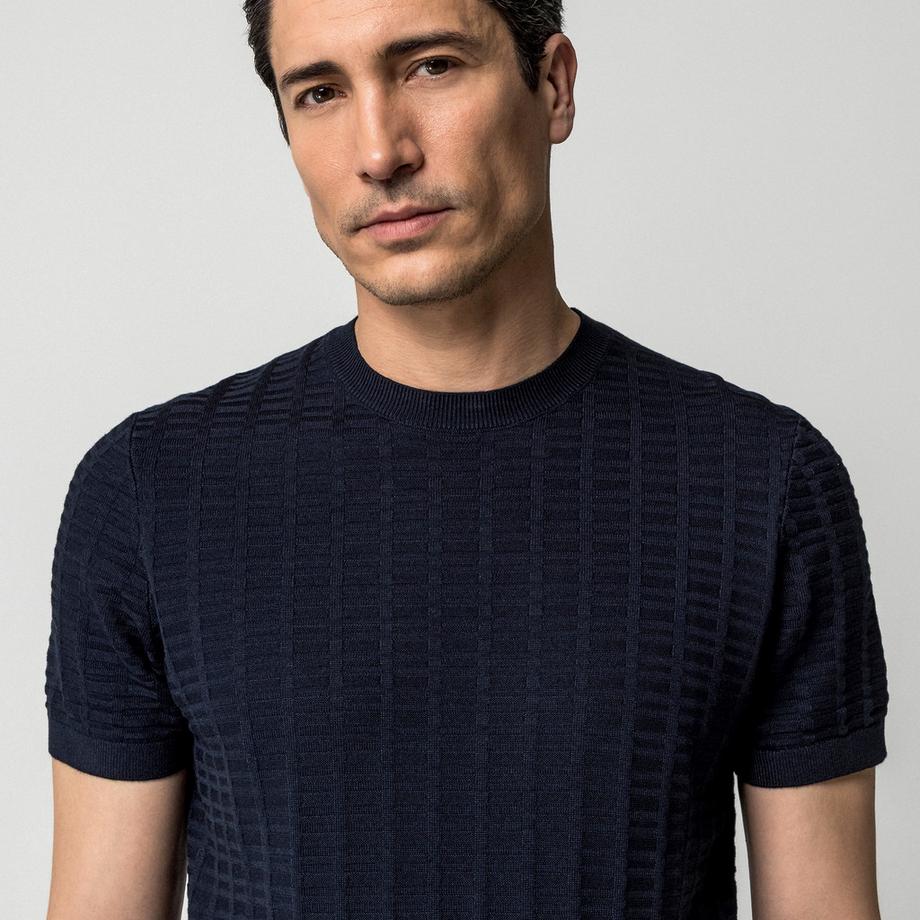 JOOP Pull à Manches Courtes Col Rond  