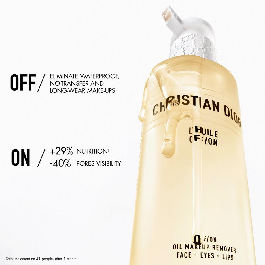 Dior L'Huile OFF/ON Huile démaquillante visage, yeux et lèvres à rincer 