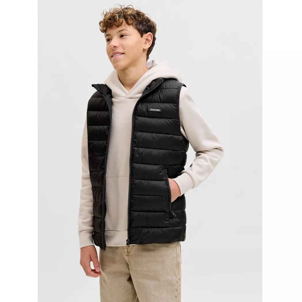 Jack & Jones Junior - Ärmellose Jacke, 164, Black