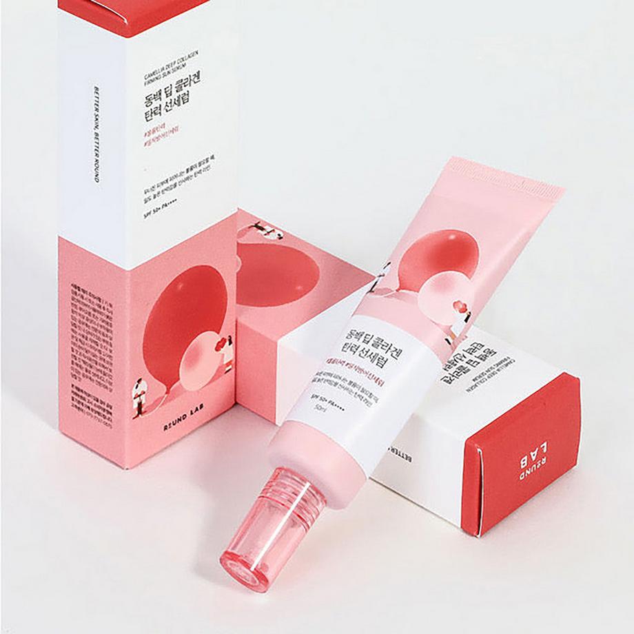 Round Lab  Camellia Deep Collagen Firming Sun Serum SPF50+ Broad Spectrum 