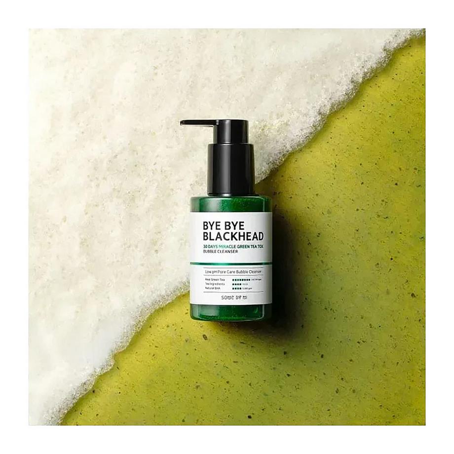 Somebymi  Bye Bye Blackhead 30 Days Miracle Green Tea Tox Bubble Cleanser 