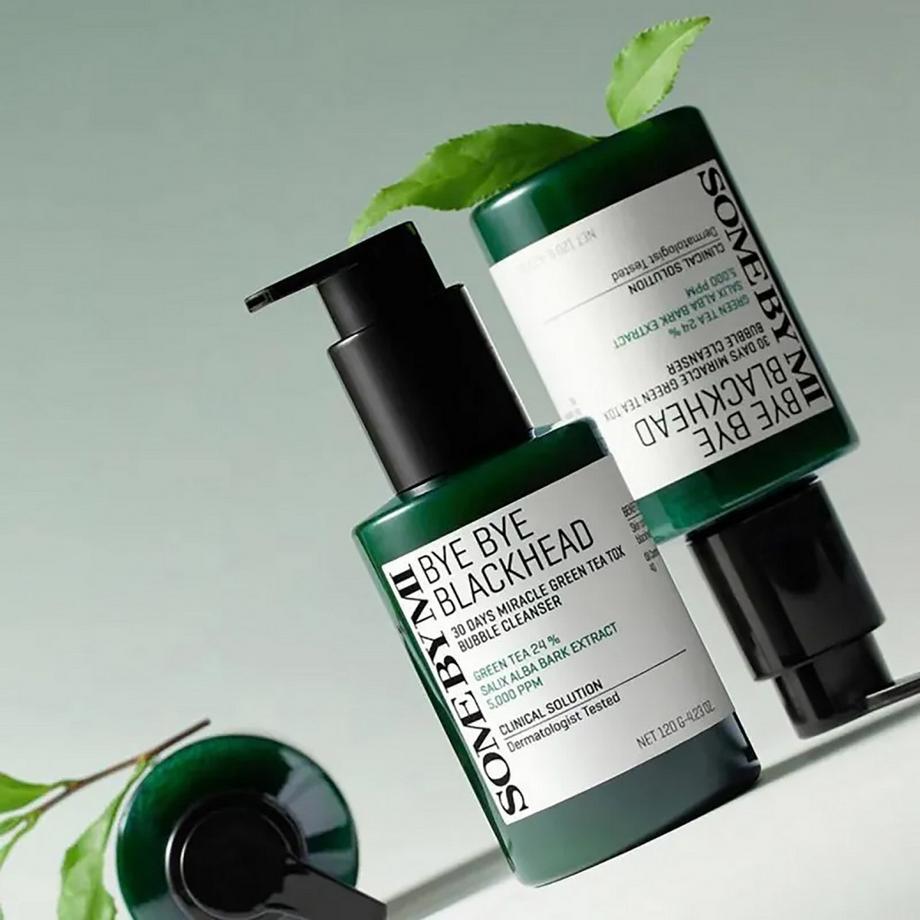 Somebymi  Bye Bye Blackhead 30 Days Miracle Green Tea Tox Bubble Cleanser 