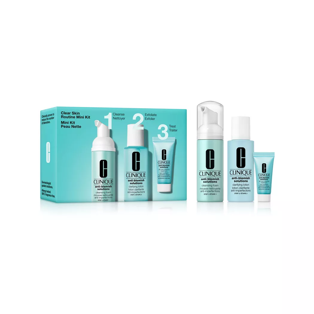 Clinique Anti-Blemish Solutions Mini Kit Peau Nette - Coffret 3 produits