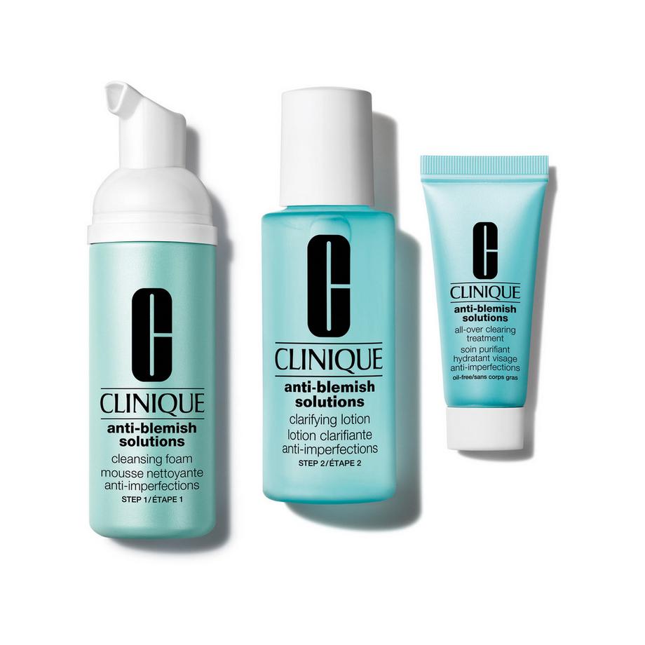 CLINIQUE  Clear Skin Routine Mini Kit 