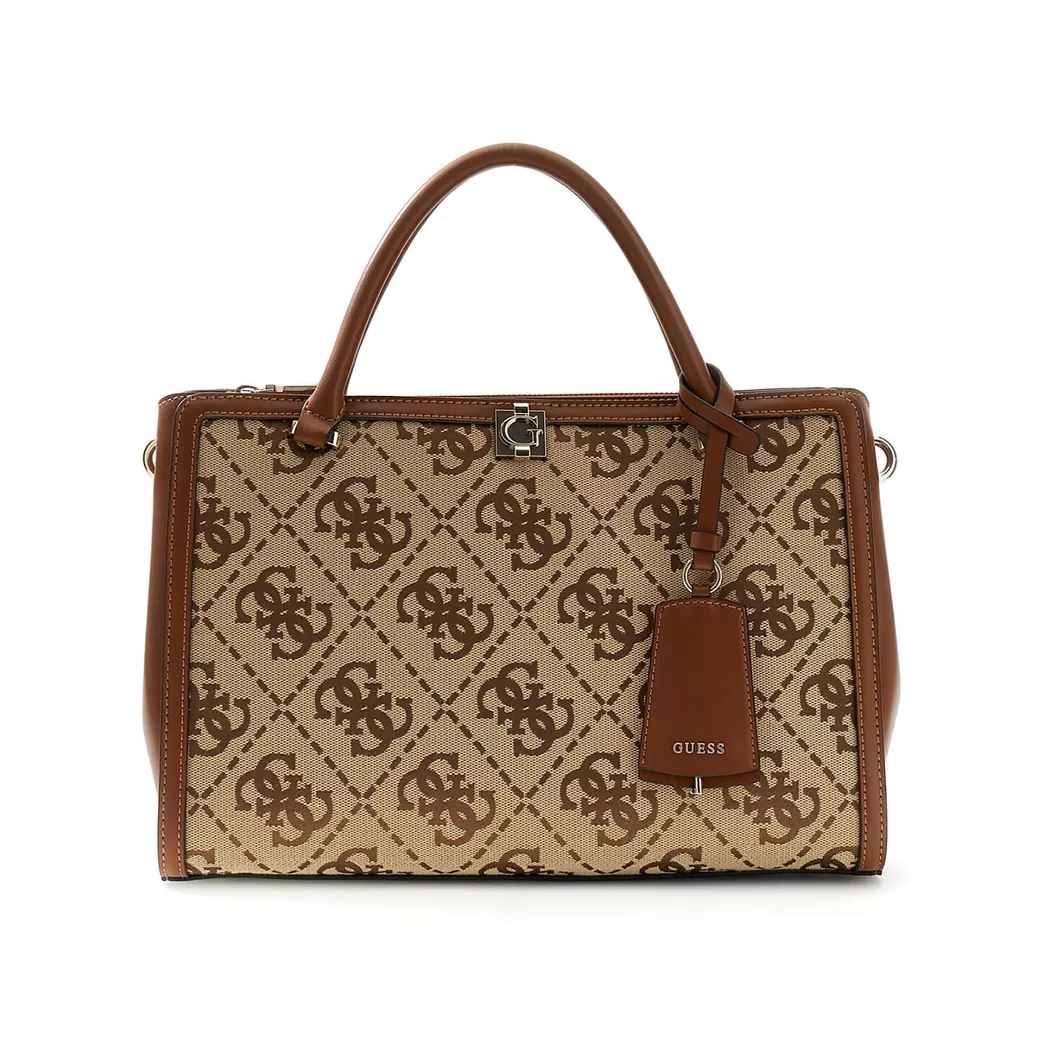 Guess Audrey Henkeltasche Handtaschen 1 ct Braun Damen