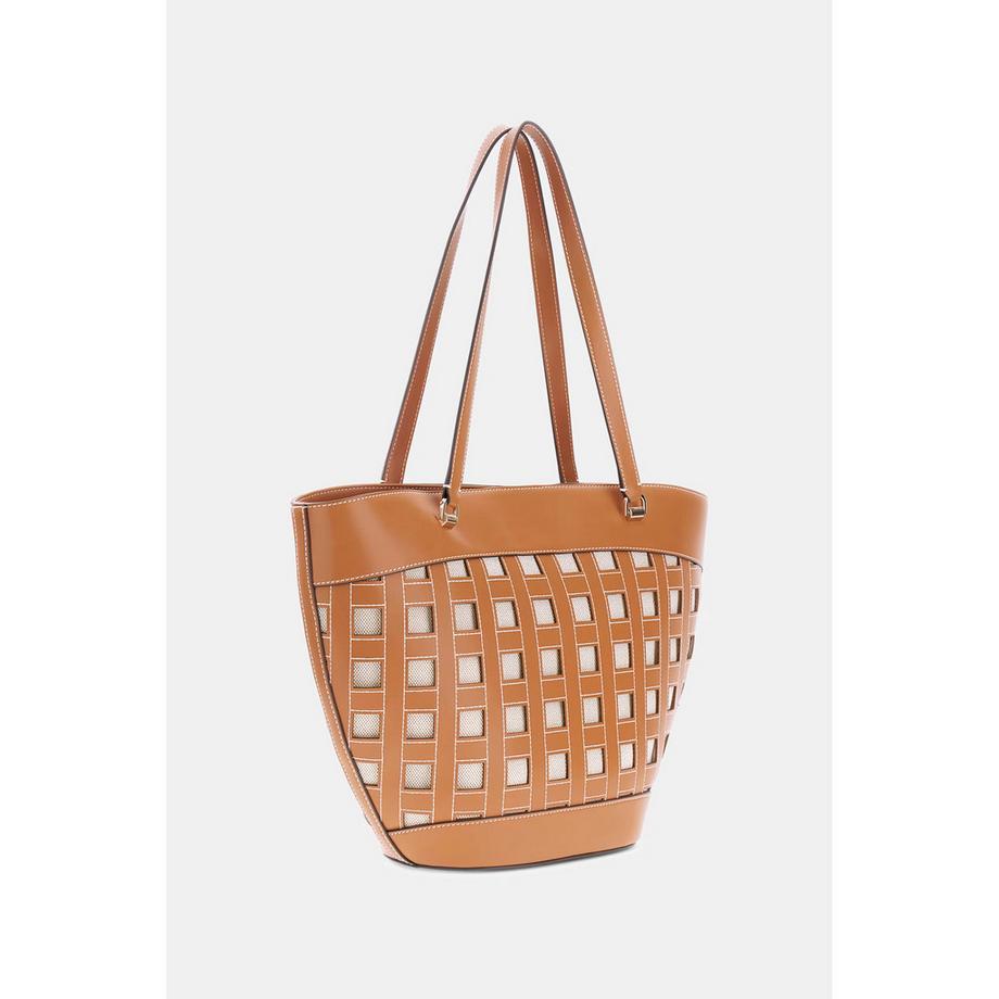 GUESS Frankie Sac cabas au design tressé  