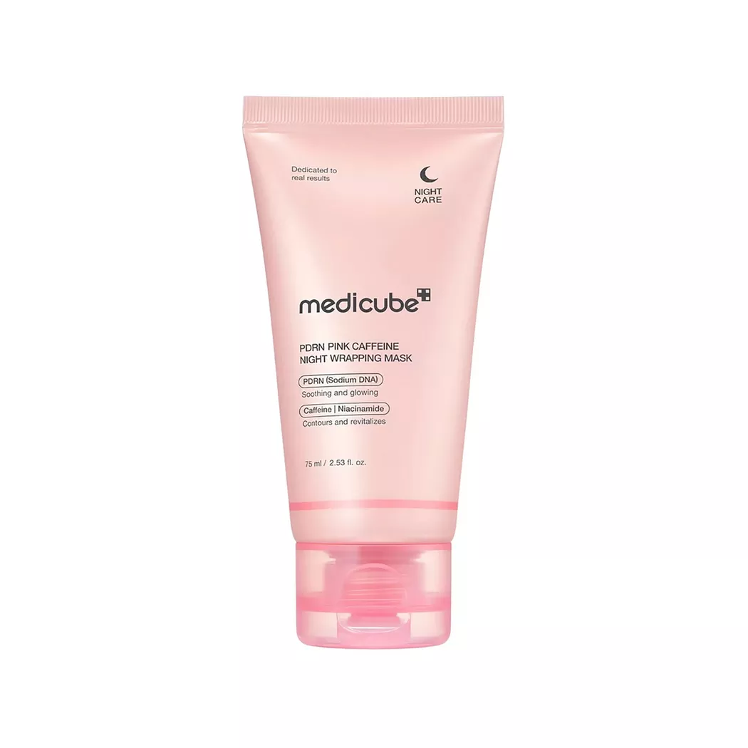 Medicube - PDRN Pink Caffeine Night Wrapping Mask, 75 ml, Multicolor