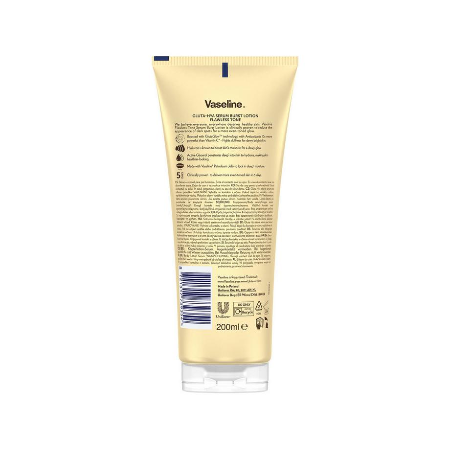 Vaseline  Gluta-Hya Body Serum Flawless Tone  
