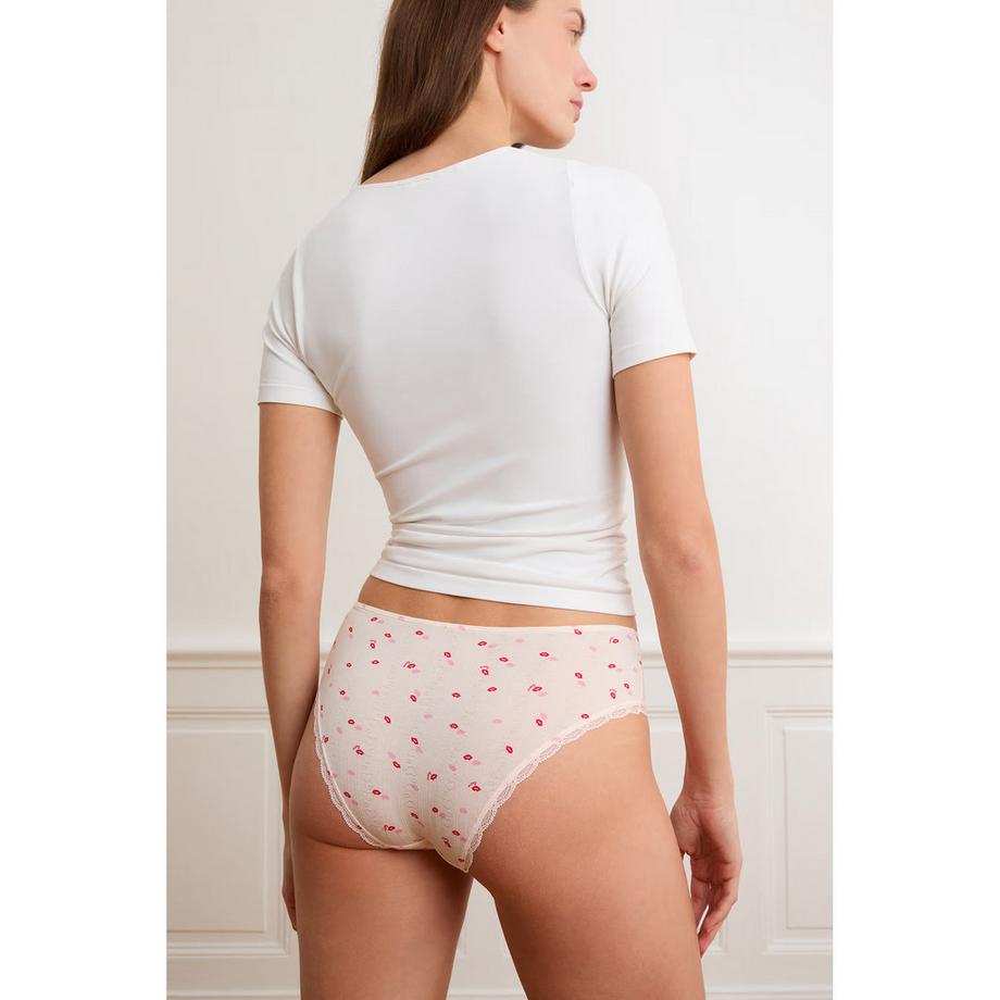 Etam Shorty avec Imprimé Lèvres  