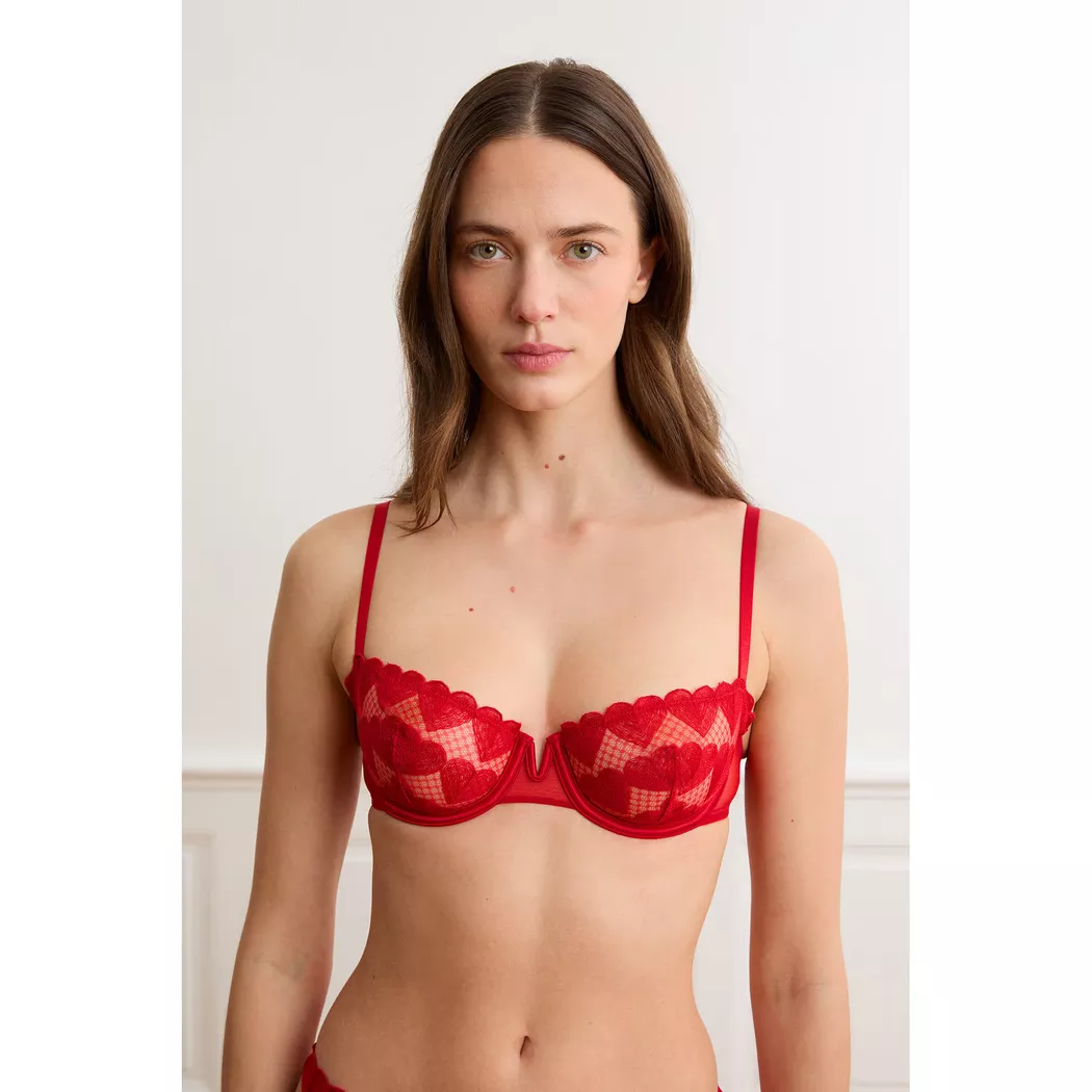 Etam - Balconette, für Damen, Rot, Größe 85/D