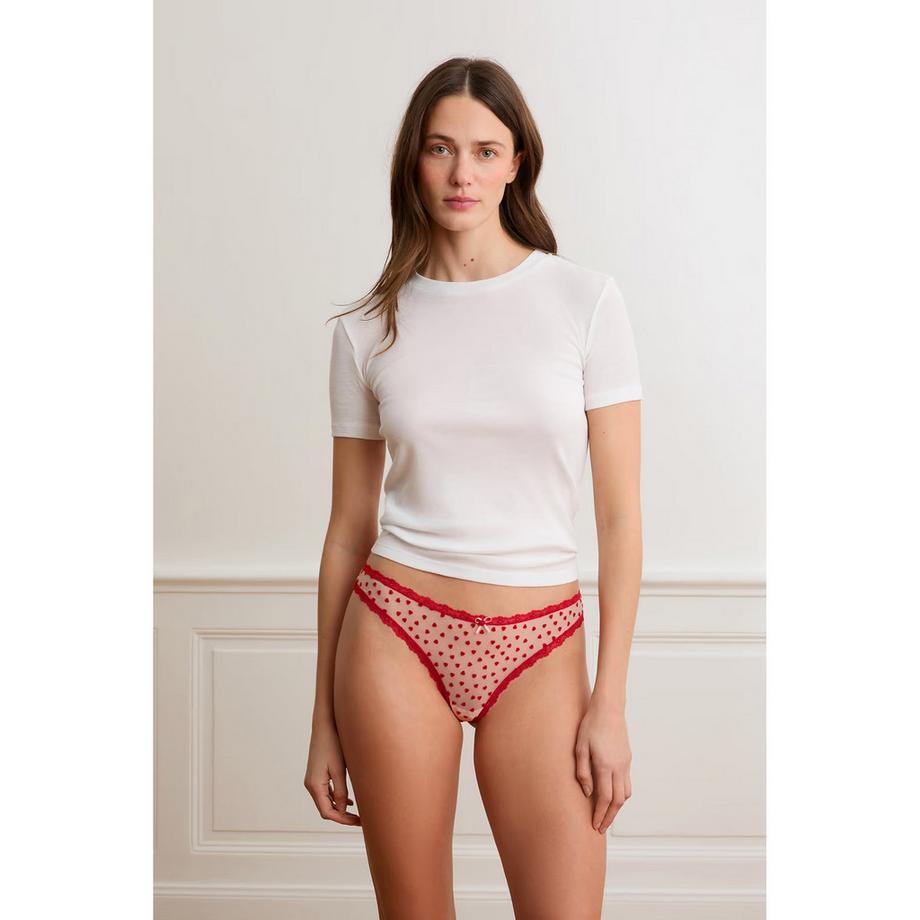 Etam Tanga Stampa Cuori  