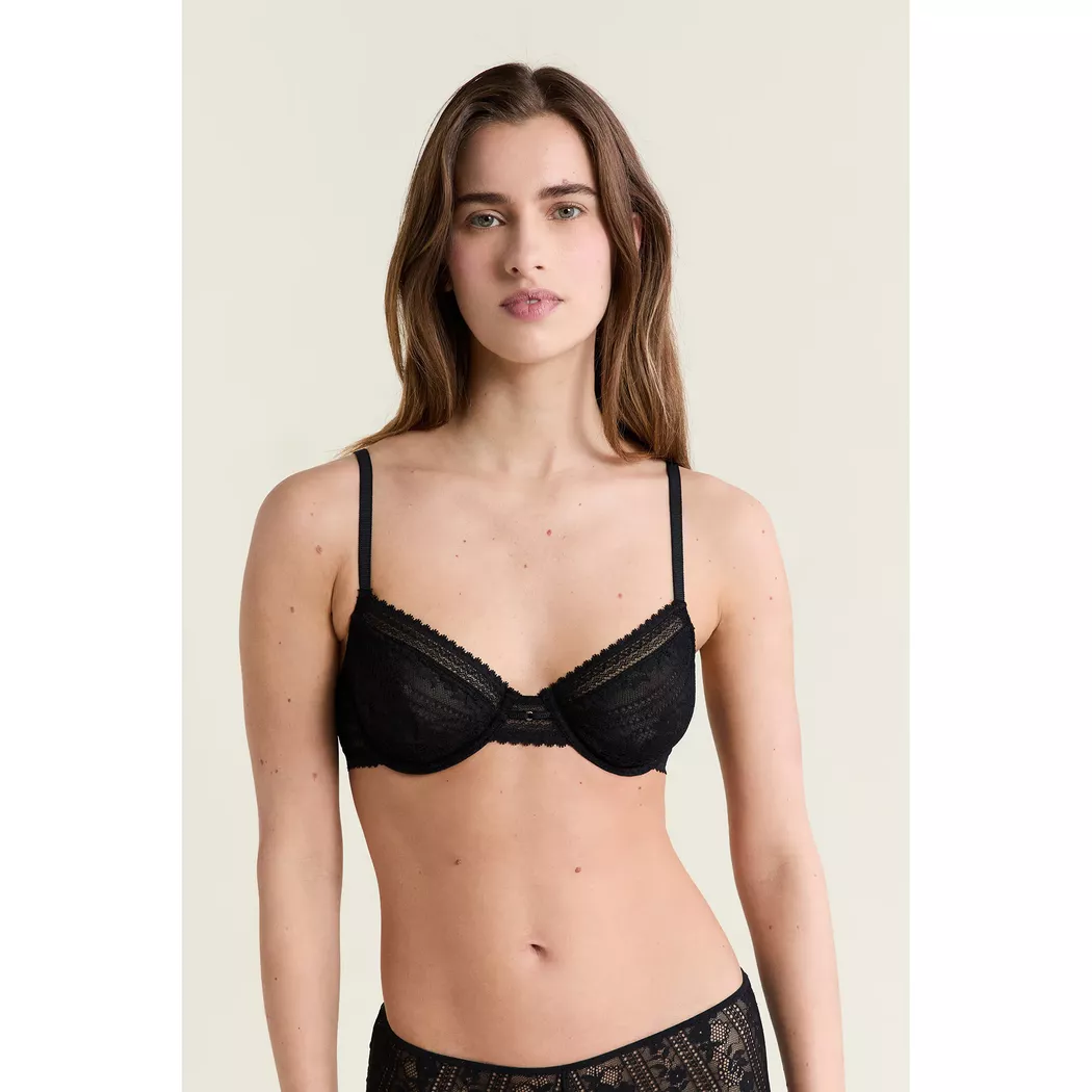 Etam Push-Up BH Schwarz 80C 3