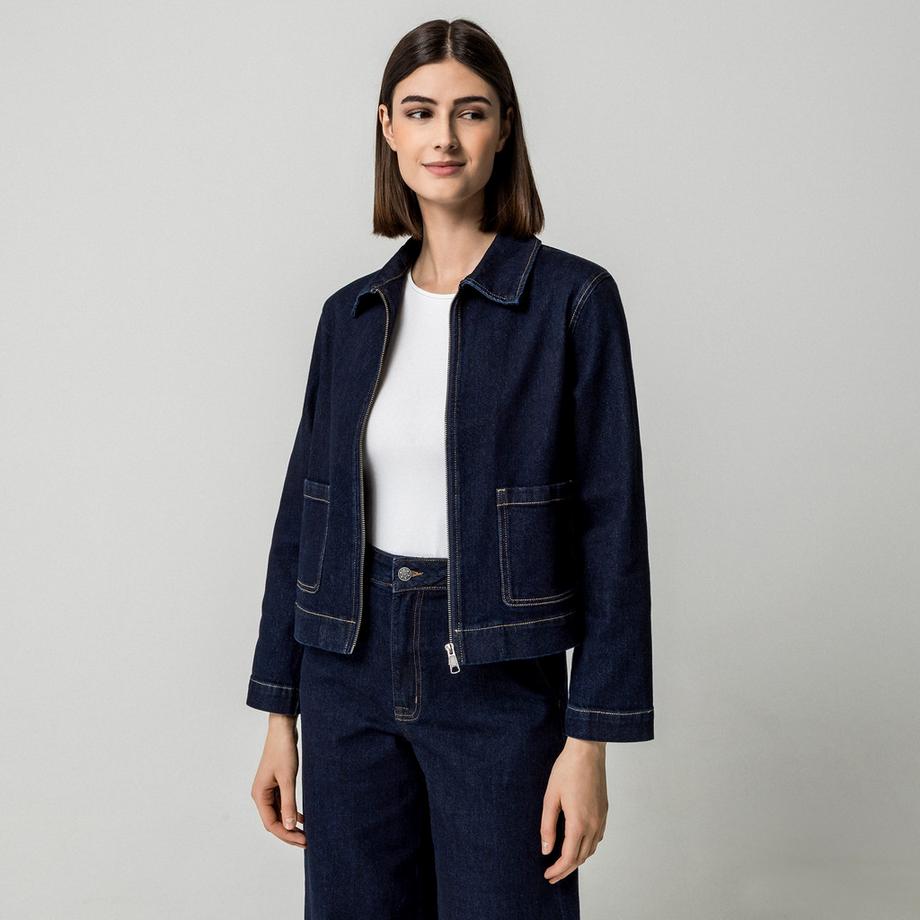 Manor Woman Giacca di jeans corta  