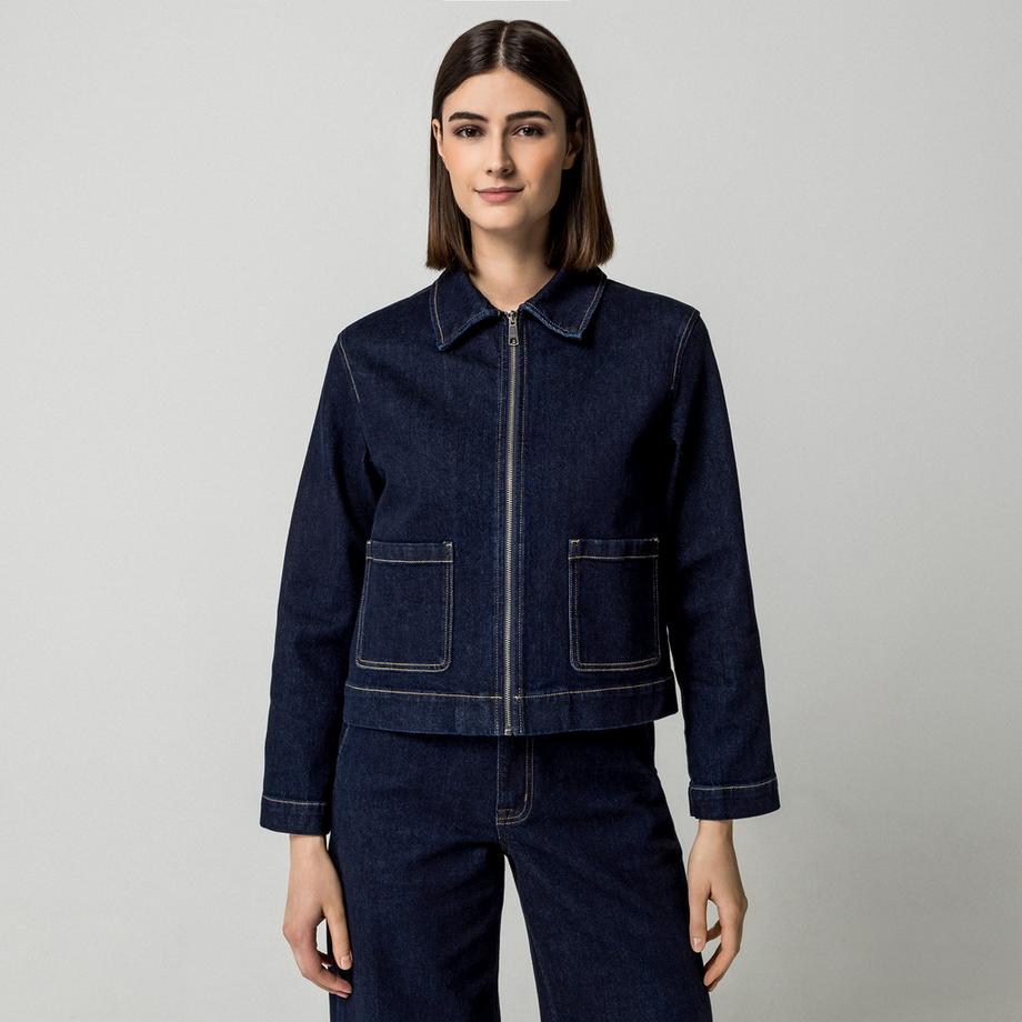 Manor Woman Giacca di jeans corta  