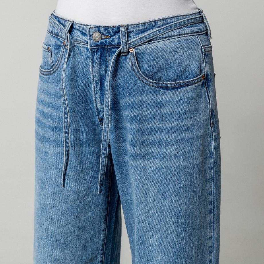 Manor Woman Jeans Gamba Larga  