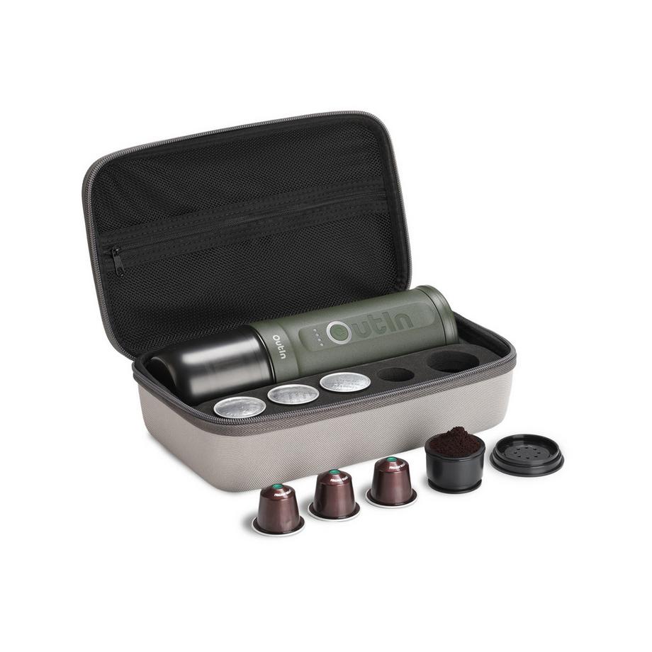 OUTIN Macchina per caffè espresso portatile Nano Tragbare Espressomaschine 