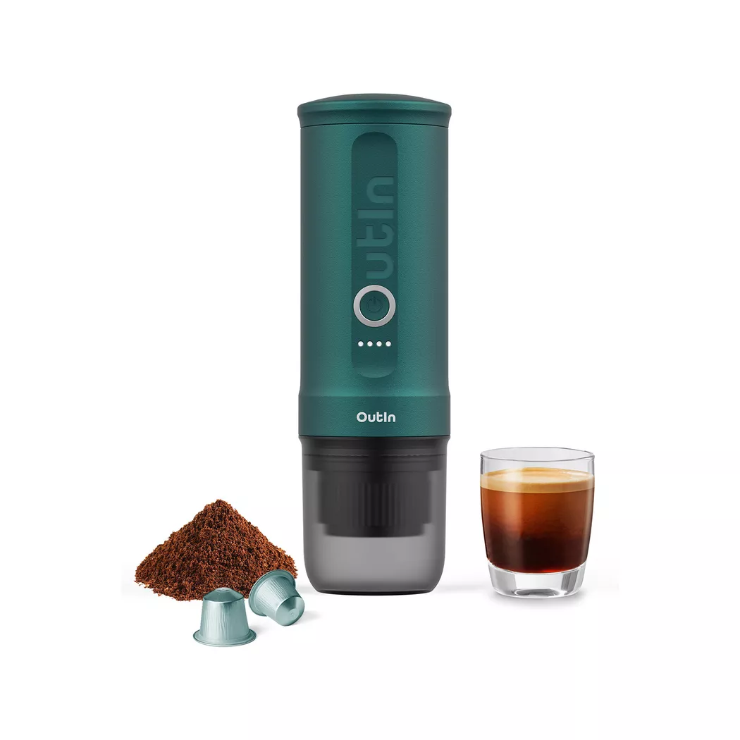 Outin Nano Portable Espresso Machine Grey 2