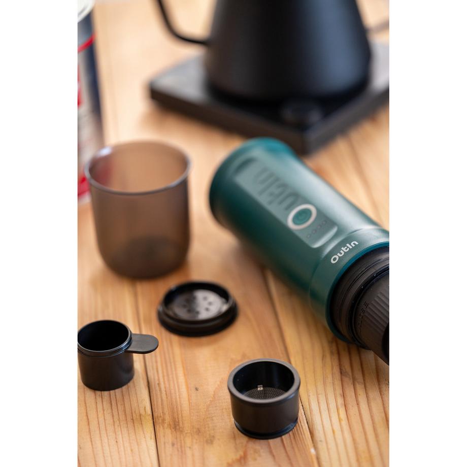 OUTIN Macchina per caffè espresso portatile Nano Tragbare Espressomaschine 