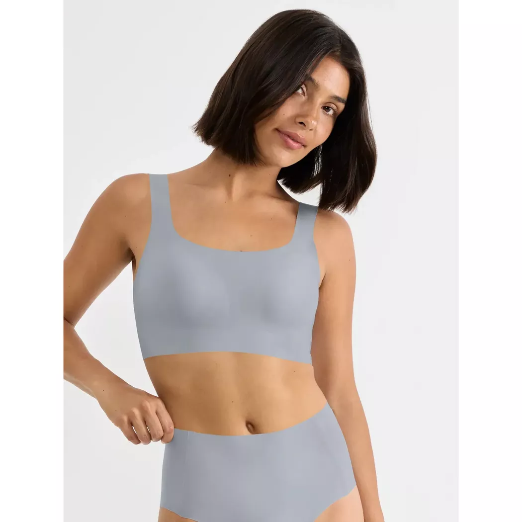 Sloggi - Bügelloser BH, wattiert, für Damen, Chrom, Größe XL