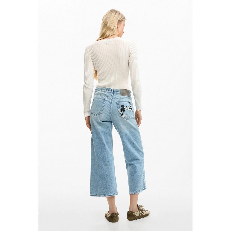 Desigual Jean Coupe Droite  