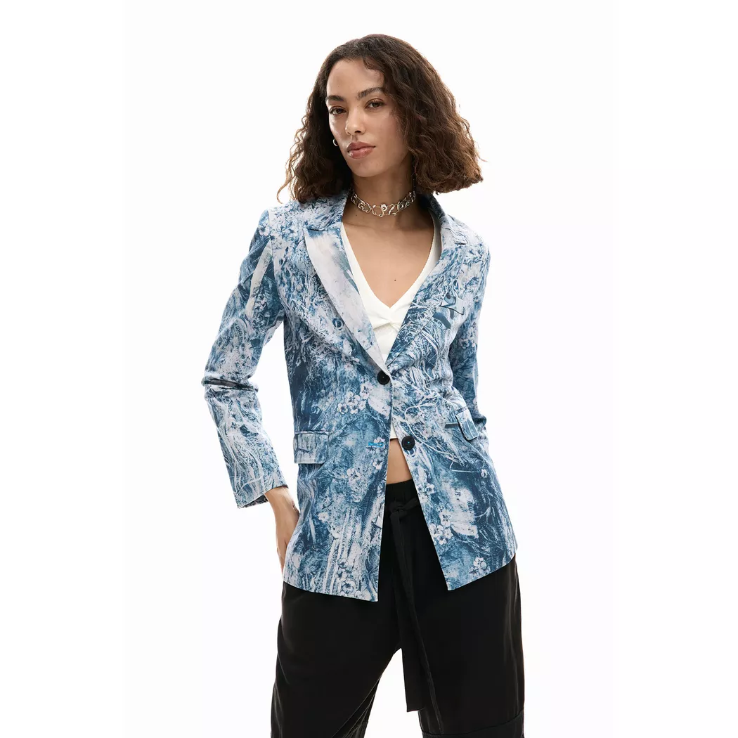 Desigual Veste américaine photographie BLACK XS female