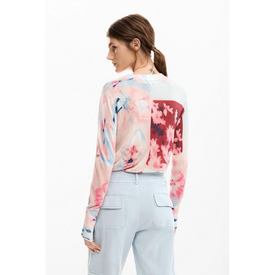 Desigual Maglione con motivo floreale  