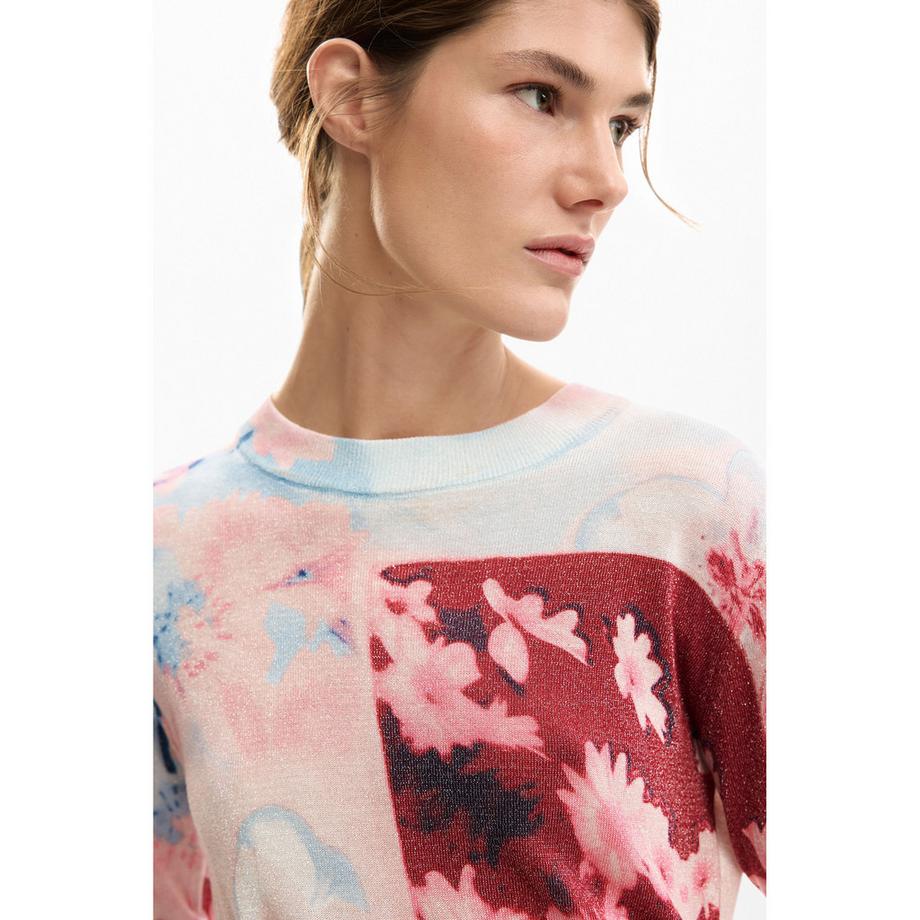 Desigual Maglione con motivo floreale  