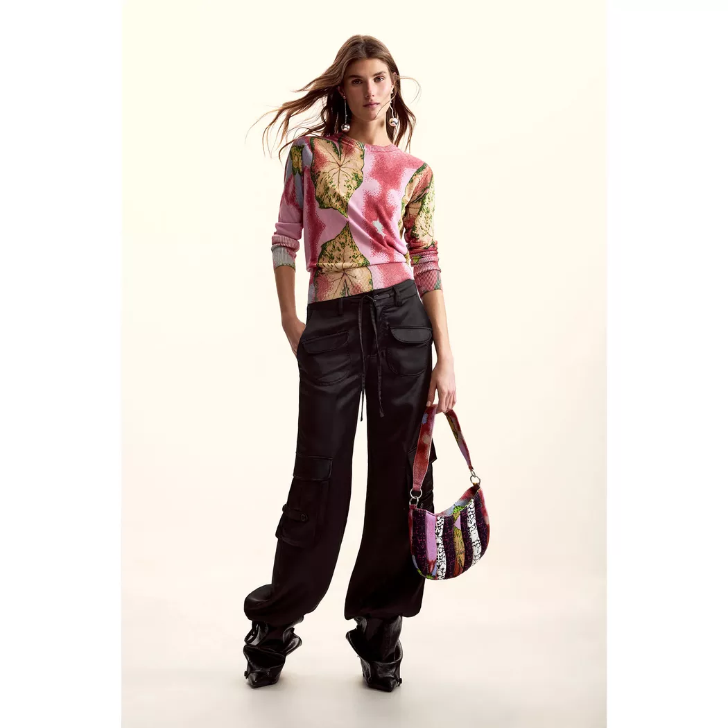 Desigual pull conçu par mr. christian lacroix RED S female