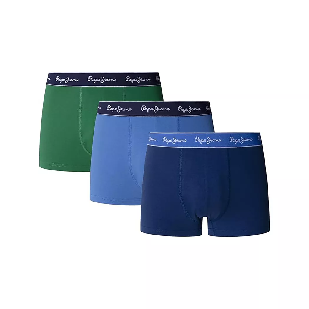 Pepe Jeans Boxers Pmu100006 Trunk 3 Unités Regal Blue L Homme 5