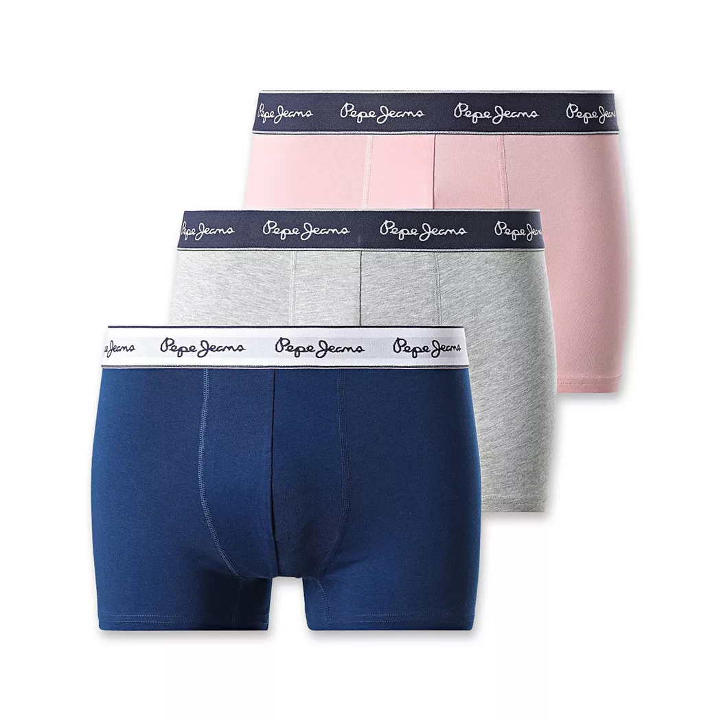 Pepe Jeans Boxers Pmu100006 Trunk 3 Unités Regal Blue L Homme 3