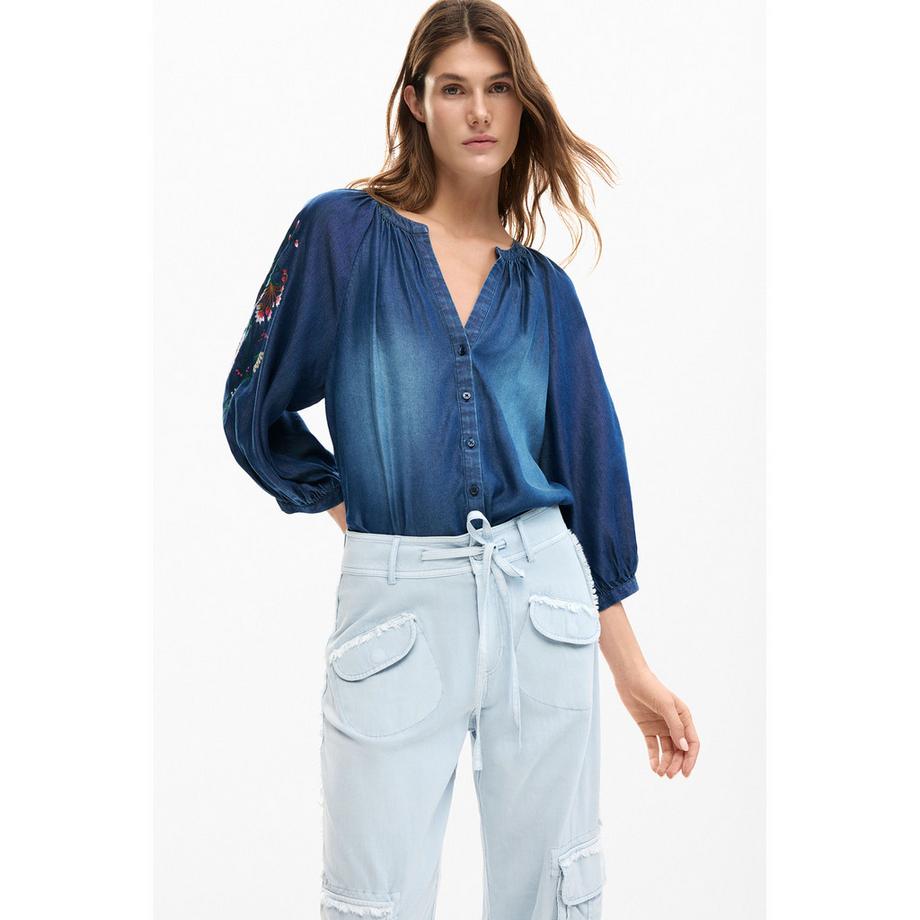 Desigual Pantaloni Cargo Village con Coulisse in Vita  