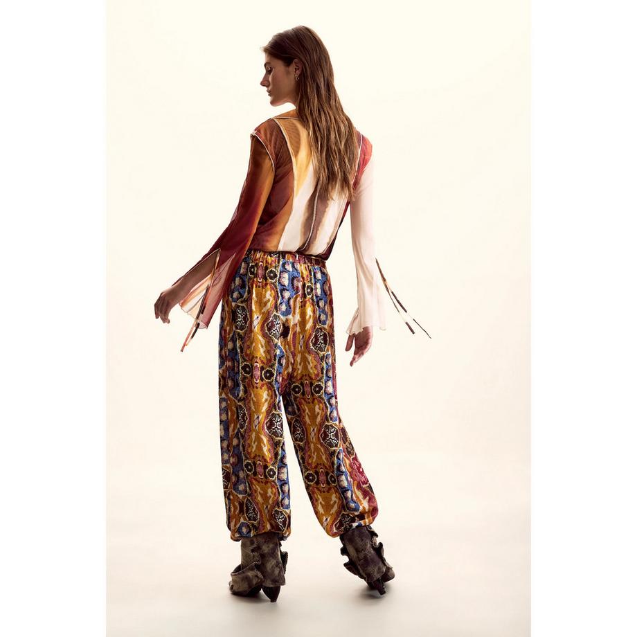 Desigual Pantaloni Harem Stampati  