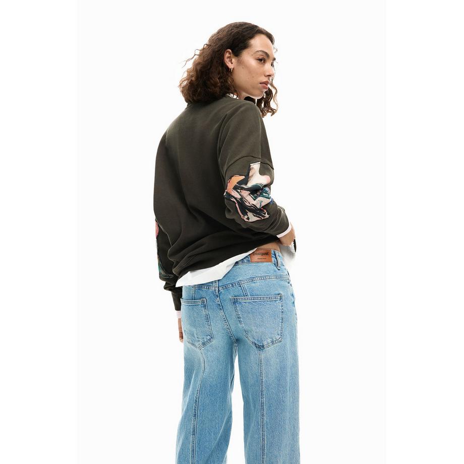 Desigual Sweat-shirt Imprimé Floral Coupe Relaxed  