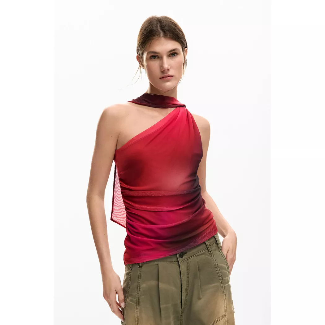 Desigual T-shirt conçue par mr. christian lacroix RED L female 3