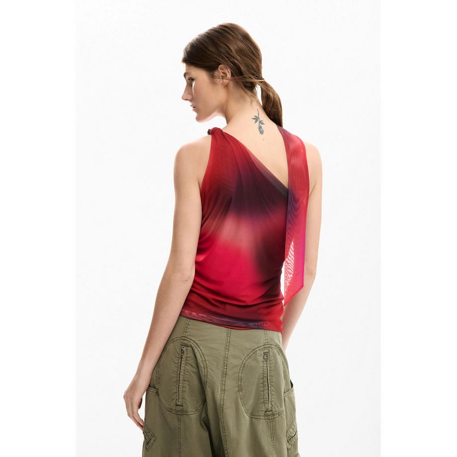 Desigual T-shirt Ombre Monospalla  