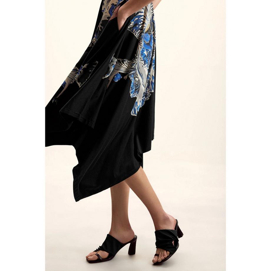 Desigual Ärmelloses Midikleid mit asymmetrischem Saum  