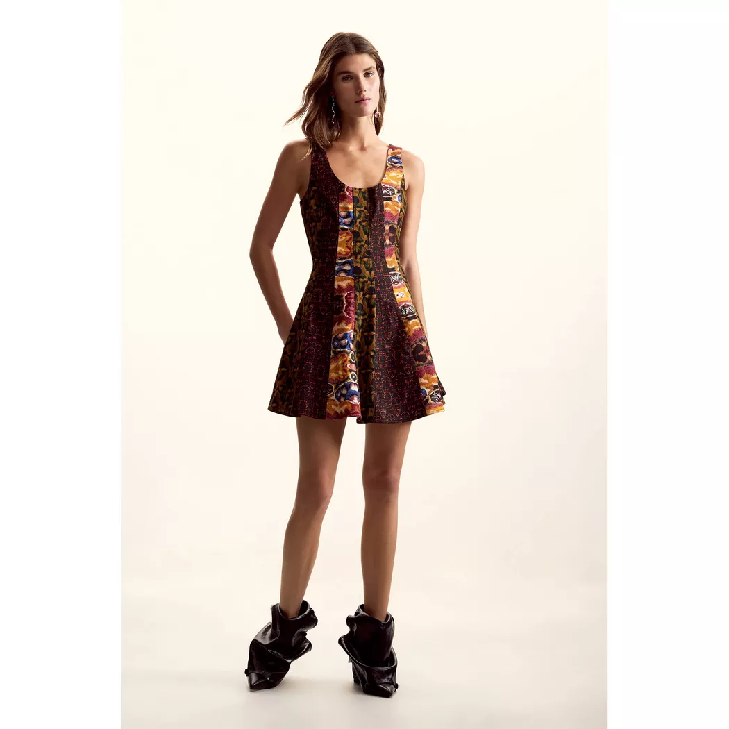 Desigual Robe à bretelles conçue par Mr. Christian Lacroix GREEN XL female