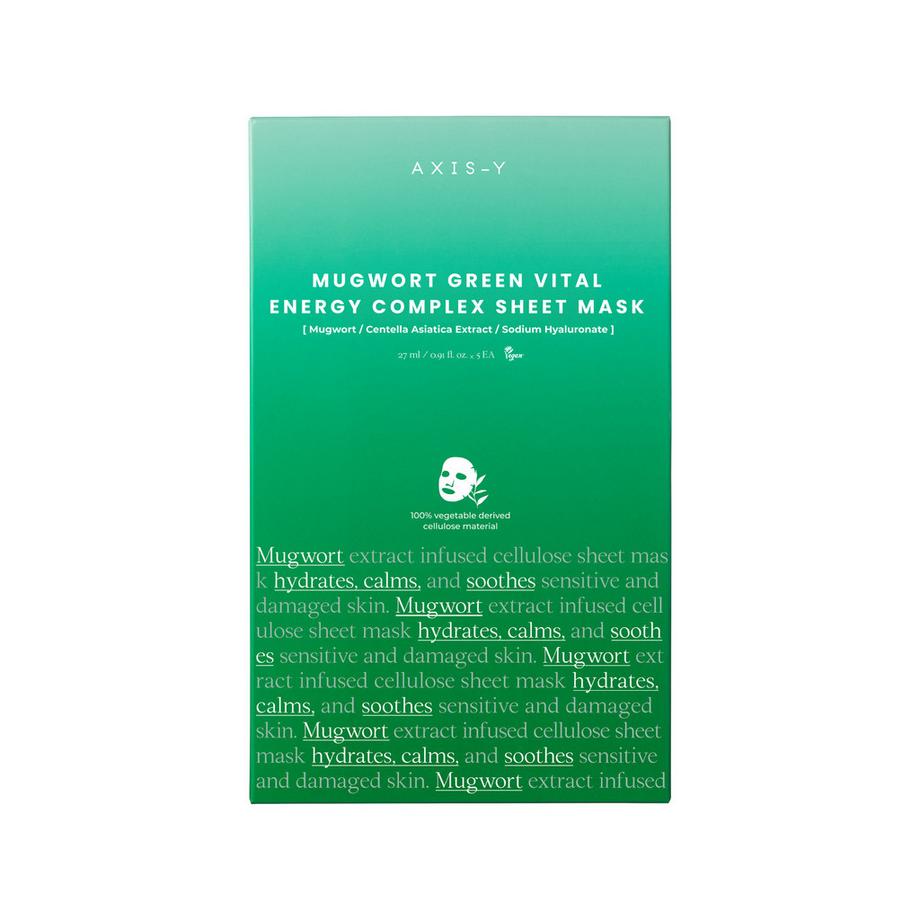 Mugwort Green Vital Energy Complex Sheet Mask