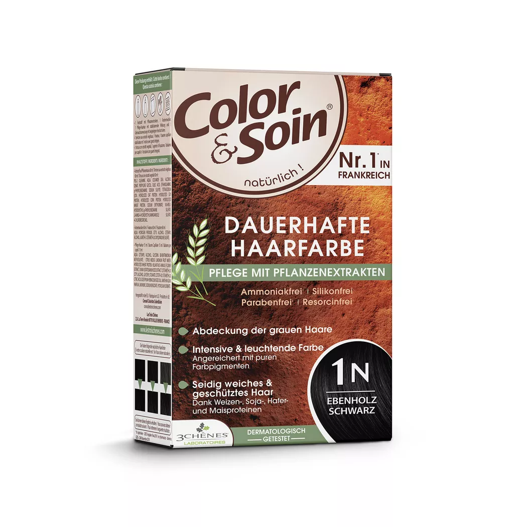 Color & Soin Coloration 1N noir ébène (135ml)