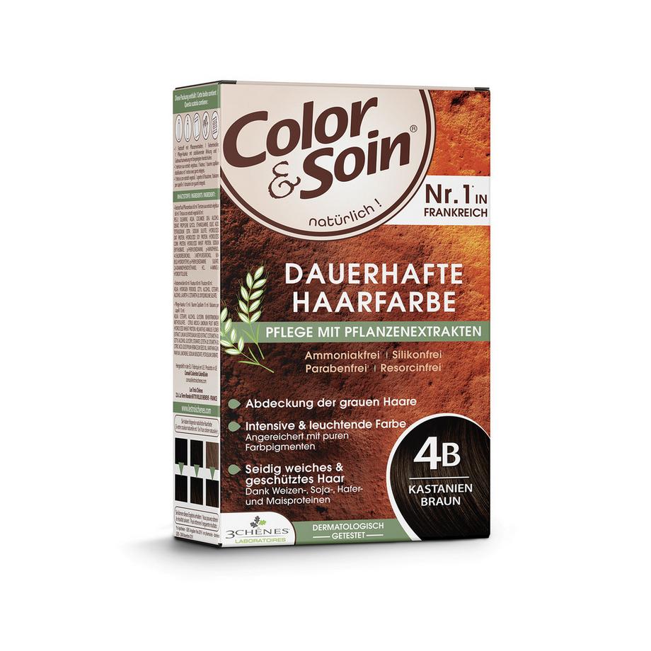 Coloration permanente 4B Châtain Brownie