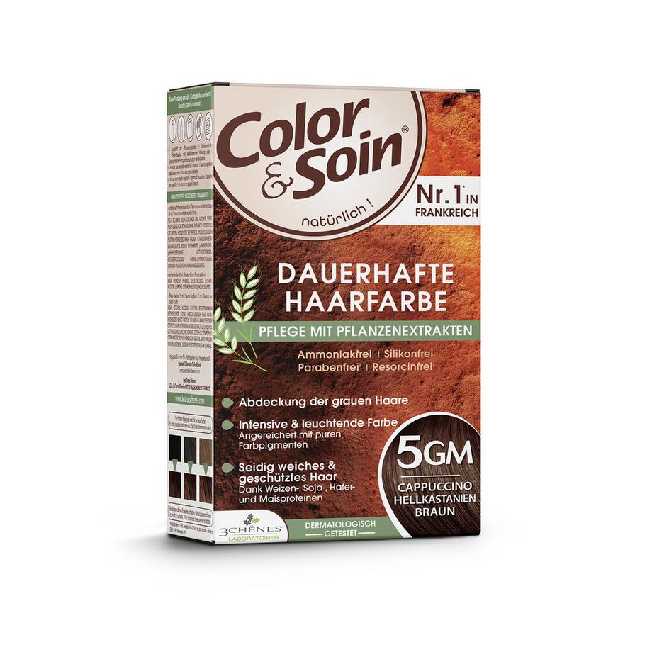 Coloration permanente 5GM Châtain Clair Cappuccino