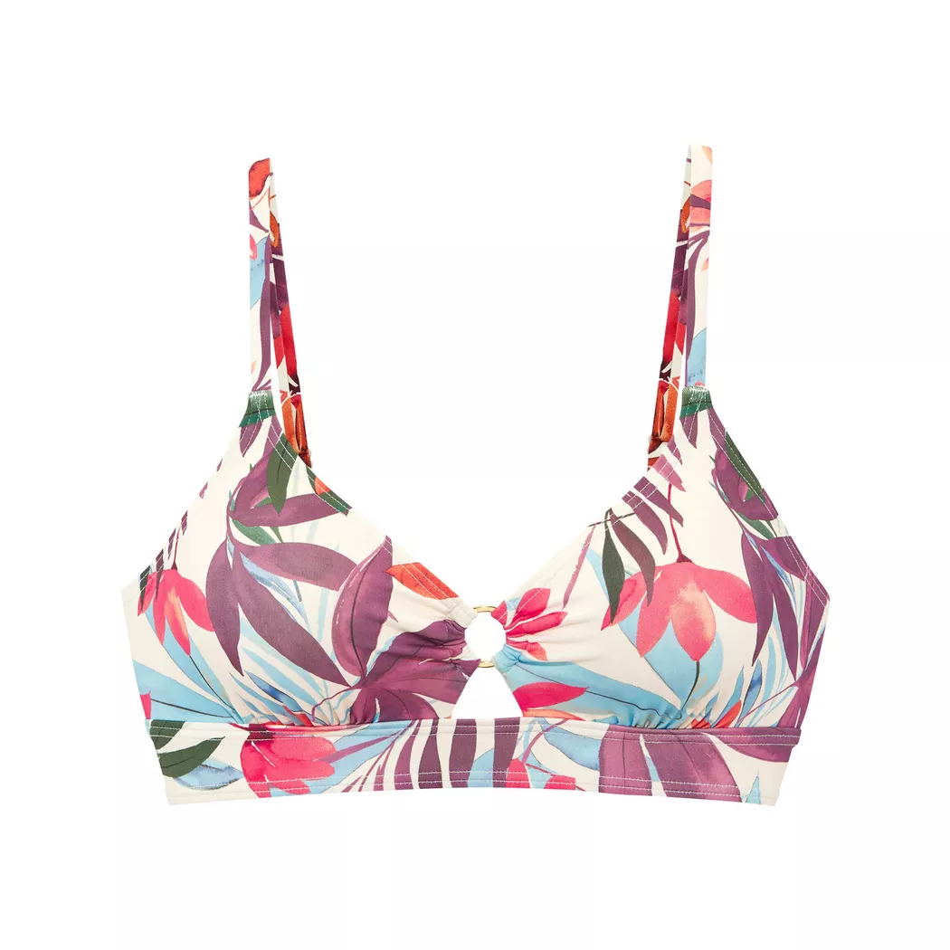 Lascana Bralette Bikini Top Cream 34 A/B