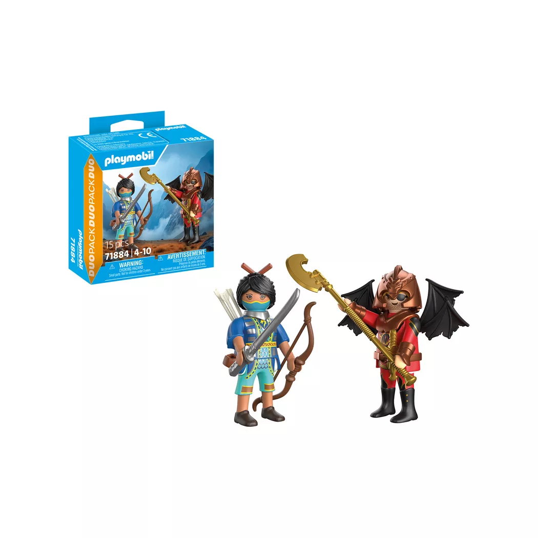 Playmobil - 71884 DuoPack Novelmore vs. Burnham Duell, Multicolor