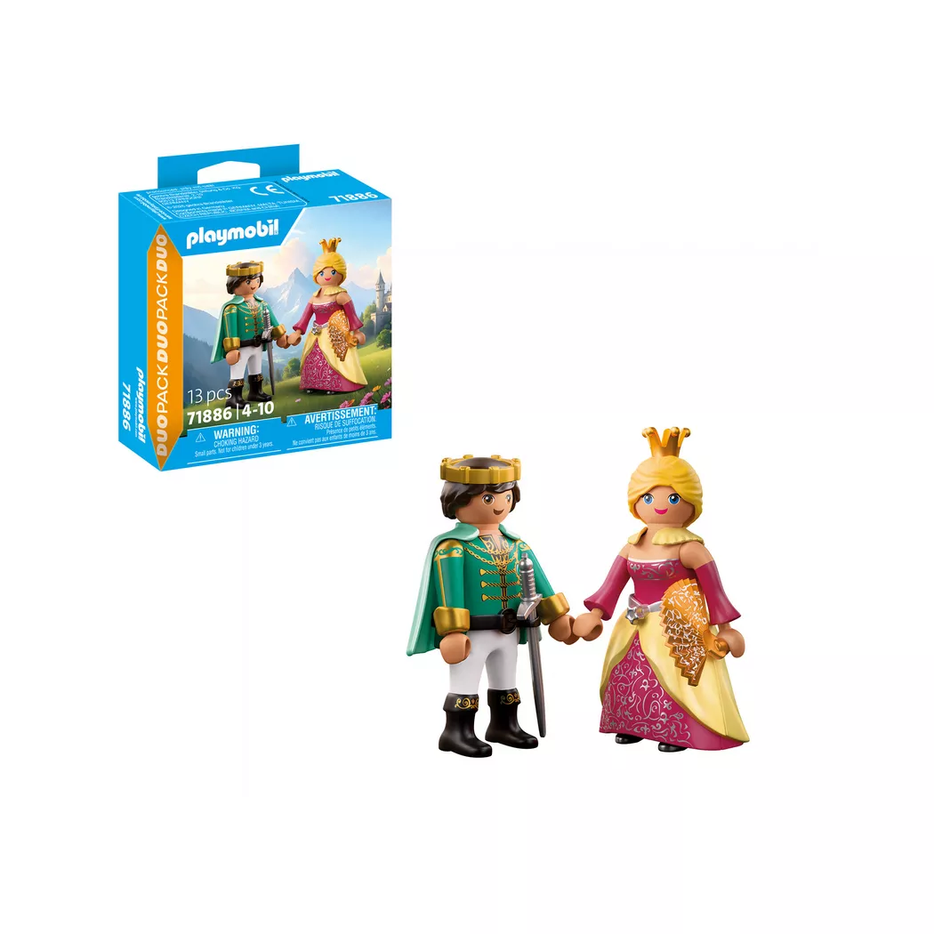 Playmobil - 71886 DuoPack Prinz und Prinzessin, Multicolor