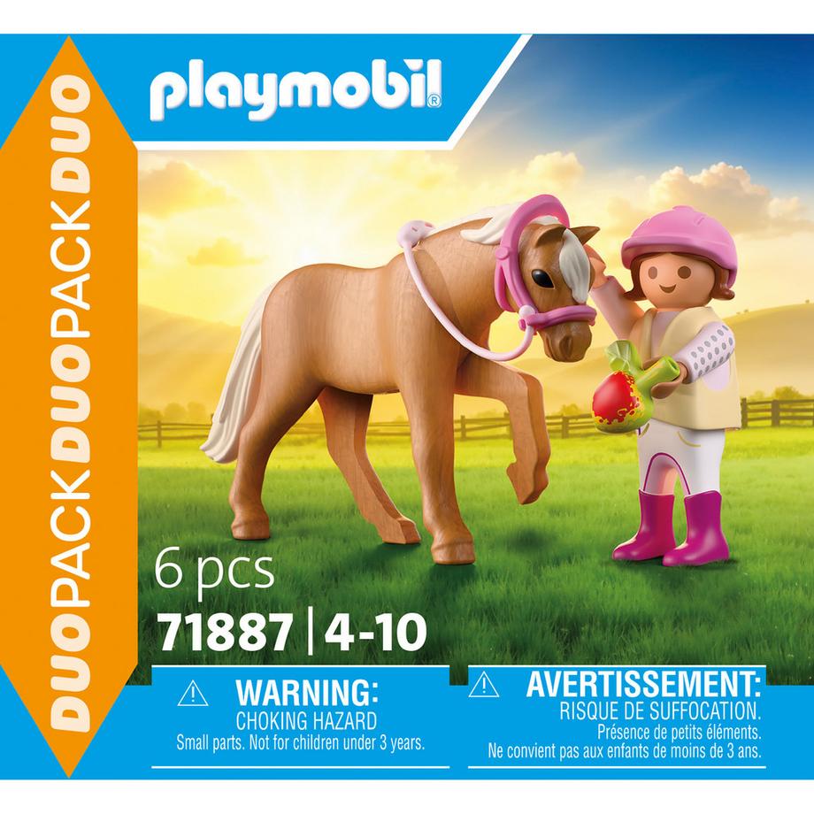 Playmobil  71887 Duo : Fillette avec son poney 